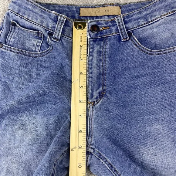 Joe's Jeans Girl's Size 16 (25x29) Mid-Rise Medium Wash Straight Leg Denim - Picture 8 of 12